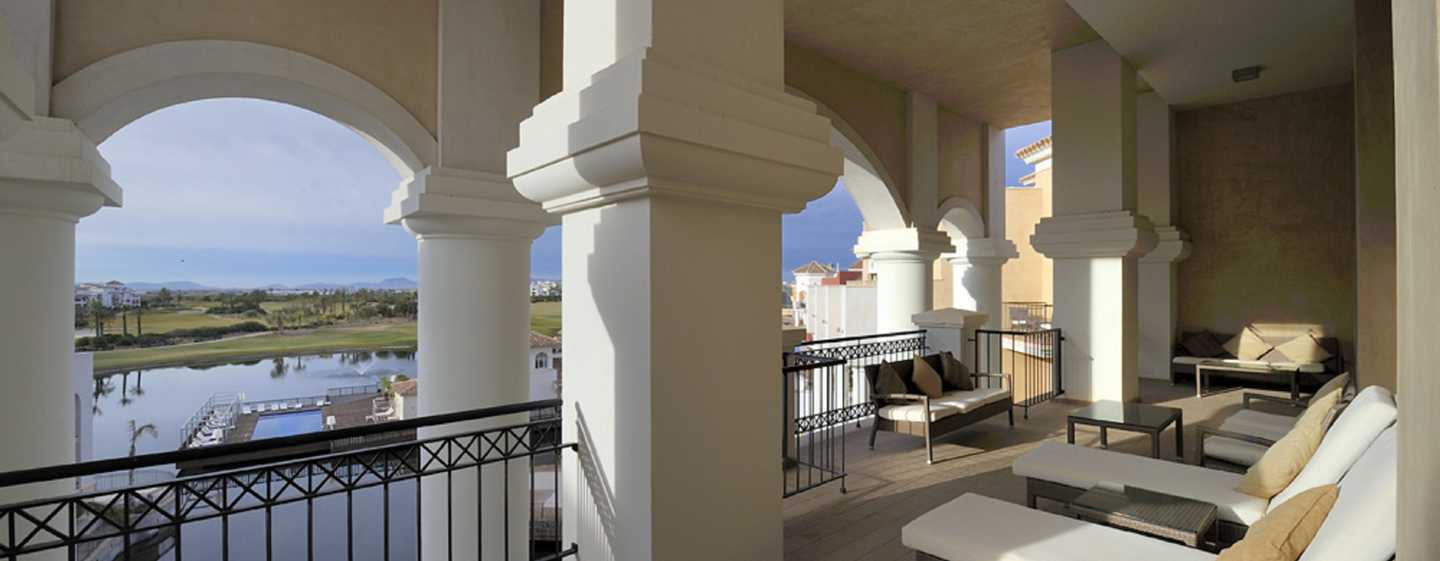 Doubletree By Hilton La Torre Golf Resort Roldan Exterior photo Balcony of a suite at the Ritz-Carlton, Naples